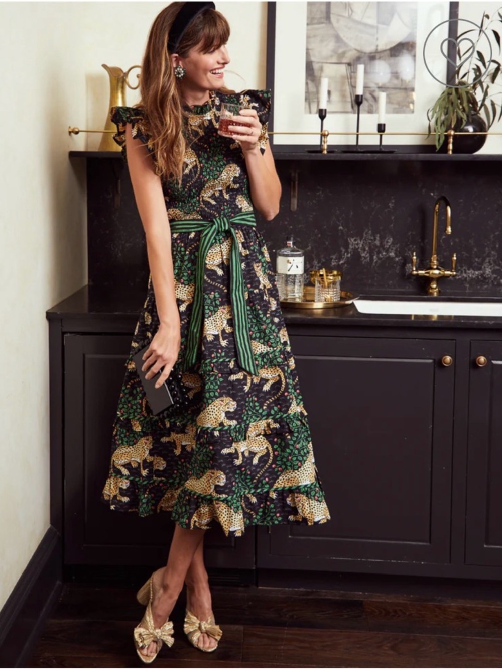 Printfresh Ready to Ruffle Dress in Ink size XL - Picture 2 of 15